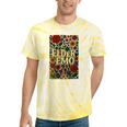 Elder Emo Floral Gothic Vintage Nostalgia Tie-Dye T-Shirts Yellow Tie-Dye