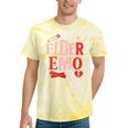 Elder Emo Retro Punk Typography Nostalgia Tie-Dye T-Shirts Yellow Tie-Dye