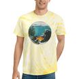 Fish Bowl Frutiger Aero Y2K Retro Vibes Tie-Dye T-Shirts Yellow Tie-Dye