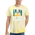 Floppy Disk Retro Tech Nostalgia Old School Computing Humor Tie-Dye T-Shirts Yellow Tie-Dye