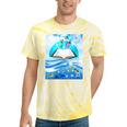 Frutiger Aero Aesthetic Tech Book Butterfly Tie-Dye T-Shirts Yellow Tie-Dye