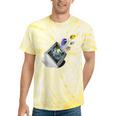 Frutiger Aero Aesthetic Tech Computer Aquarium Fishes Tie-Dye T-Shirts Yellow Tie-Dye