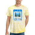 Frutiger Aero Aesthetic Tech Computer Aquarium Tarot Card Tie-Dye T-Shirts Yellow Tie-Dye