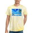 Frutiger Aero Beach Y2k Aesthetic Palm Tree Sand Ocean Tie-Dye T-Shirts Yellow Tie-Dye