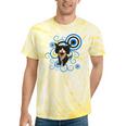 Frutiger Aero Cat Meme Headphone Kitty Cat Lover Tie-Dye T-Shirts Yellow Tie-Dye