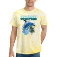 Frutiger Aero Splashy Dolphin Y2k Aesthetic Graphic Tie-Dye T-Shirts Yellow Tie-Dye