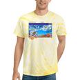 Frutiger Aero Y2k 2000s Tie-Dye T-Shirts Yellow Tie-Dye