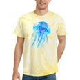 Frutiger Aero Y2K Jellyfish Tie-Dye T-Shirts Yellow Tie-Dye