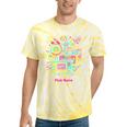 Iconic Nostalgia Vintage Graphic Tie-Dye T-Shirts Yellow Tie-Dye