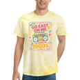 I'm From The 1900s 80s Millennial Boom Box Radio Premium Tie-Dye T-Shirts Yellow Tie-Dye