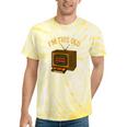 I'm This Old Please Rewind 80s 90s Nostalgia VHS VCR Tie-Dye T-Shirts Yellow Tie-Dye