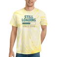Still Loading Since 1999 Retro Tech Nostalgia Premium Tri-Blend Tie-Dye T-Shirts Yellow Tie-Dye