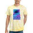 Lofi Reverie Analog Dreams Pixel 90s Desktop VHS Nostalgia Tie-Dye T-Shirts Yellow Tie-Dye