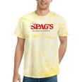 No Bags At SPAG'S Shrewsbury Defunct Store Nostalgia Vintage Premium Tri-Blend Tie-Dye T-Shirts Yellow Tie-Dye