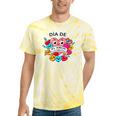 Nostalgia Love Tees -Adults Small Casual Festive Classic Fit T-Shirt Round Neck Straight Fit Collarless Short Sleeve Solid Lightweight Tie-Dye T-Shirts Yellow Tie-Dye