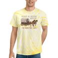 PLEASE BE PATIENT WITH ME I'M FROM THE 1900s Clever Premium Tie-Dye T-Shirts Yellow Tie-Dye