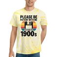 Please Be Patient With Me I'm From The 1900s Floppy Disk Premium Tie-Dye T-Shirts Yellow Tie-Dye