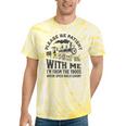 Please Be Patient With Me I'm From The 1900s Funny Train Premium Tie-Dye T-Shirts Yellow Tie-Dye