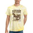 Please Be Patient With Me I'm From The 1900s Graphic Premium Tie-Dye T-Shirts Yellow Tie-Dye