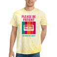 Please Be Patient I'm From The 1900s Retro Cassette Tape Premium Tri-Blend Tie-Dye T-Shirts Yellow Tie-Dye