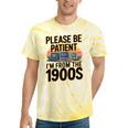 Please Be Patient I'm From The 1900s Retro Computer Premium Tie-Dye T-Shirts Yellow Tie-Dye