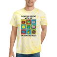 Please Be Patient With Me I'm From The 1900s Vintage 90s Premium Tri-Blend Tie-Dye T-Shirts Yellow Tie-Dye