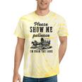 Please Show Me Patience I'm From The 1900s Vintage Horse Tie-Dye T-Shirts Yellow Tie-Dye