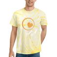 Pluto Never Forget Space Nostalgia Planetary Humor Tie-Dye T-Shirts Yellow Tie-Dye