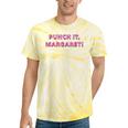 Punch It Margaret Vintage Retro 1980's Nostalgia Tie-Dye T-Shirts Yellow Tie-Dye