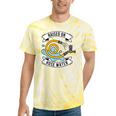 Raised On Hose Water Nostalgia Saying Tie-Dye T-Shirts Yellow Tie-Dye