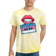 Retro 80s And 90s Cassette Perfect For Nostalgia Tie-Dye T-Shirts Yellow Tie-Dye Retro 80s And 90s Cassette Perfect For Nostalgia Tie-Dye T-Shirts Yellow Tie-Dye
