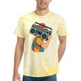Retro 90s Boombox Nostalgia Party For Music Lovers Men Women Tie-Dye T-Shirts Yellow Tie-Dye