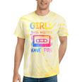 Retro Girls Just Wanna Have Fun Nostalgia 1980s 80's Premium Tri-Blend Tie-Dye T-Shirts Yellow Tie-Dye Retro Girls Just Wanna Have Fun Nostalgia 1980s 80's Premium Tri-Blend Tie-Dye T-Shirts Yellow Tie-Dye