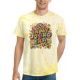 Retro Nostalgia Era Disco Groovy 80s 90s Vintage Aesthetic Premium Tri-Blend Tie-Dye T-Shirts Yellow Tie-Dye