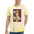 Retro Pop Art Vintage Style Blonde Psychedelic 50s Nostalgia Tie-Dye T-Shirts Yellow Tie-Dye
