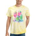 Retro Soft Drinks 80s 90s Nostalgia Cute Anime Aesthetic Tee Tie-Dye T-Shirts Yellow Tie-Dye