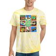 Retro Starter Pack 80s 90s Vintage Nostalgia Cassette Tape Tie-Dye T-Shirts Yellow Tie-Dye
