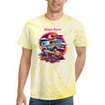 Retro Graphic Print With a Touch Of Nostalgia Tie-Dye T-Shirts Yellow Tie-Dye Retro Graphic Print With a Touch Of Nostalgia Tie-Dye T-Shirts Yellow Tie-Dye