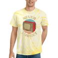 Retro TV Never Forget Nostalgia Vintage Tie-Dye T-Shirts Yellow Tie-Dye
