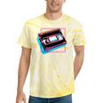 Retro VHS Vaporwave Video Cassette Nostalgia Geek Chic Tie-Dye T-Shirts Yellow Tie-Dye