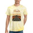 Rust Belt Midwest Nostalgia Steel Town Working Class Pride Tie-Dye T-Shirts Yellow Tie-Dye