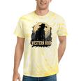 Spaghetti Western Cowboy Culture Classic Western Nostalgia Tie-Dye T-Shirts Yellow Tie-Dye