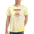 Summer 99 Tour Original Playlist Retro Nostalgia Tie-Dye T-Shirts Yellow Tie-Dye