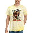 Support Your Local Trick Or Treaters Retro Spooky Nostalgia Tie-Dye T-Shirts Yellow Tie-Dye