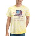 I Survived The Dial-Up Era Retro 90s Nostalgia Premium Tri-Blend Tie-Dye T-Shirts Yellow Tie-Dye
