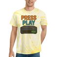 VHS Cassette Retro Analog Nostalgia Theme Tie-Dye T-Shirts Yellow Tie-Dye VHS Cassette Retro Analog Nostalgia Theme Tie-Dye T-Shirts Yellow Tie-Dye