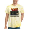 VHS Tape Nostalgia Old School Technology Humor Tie-Dye T-Shirts Yellow Tie-Dye VHS Tape Nostalgia Old School Technology Humor Tie-Dye T-Shirts Yellow Tie-Dye