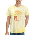 Vintage 1969 Retro Era Badge For Nostalgia Fans Tie-Dye T-Shirts Yellow Tie-Dye