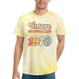 Vintage 1970 Birthday Retro Style 70's Born Nostalgia Outfit Tie-Dye T-Shirts Yellow Tie-Dye Vintage 1970 Birthday Retro Style 70's Born Nostalgia Outfit Tie-Dye T-Shirts Yellow Tie-Dye