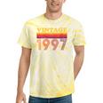 Vintage 1997 Retro Style 90's Born Nostalgia Vibes Birthday Tie-Dye T-Shirts Yellow Tie-Dye